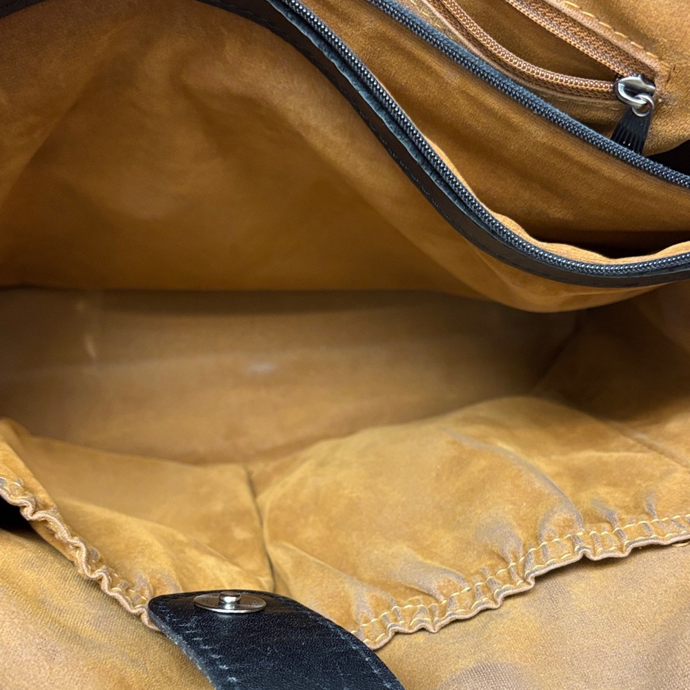 Patricia Nash Black Leather Tote - Picture 5 of 10